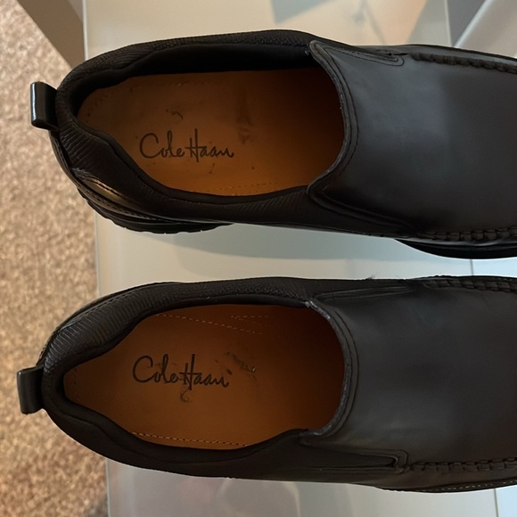Cole Haan Black Slip-on Shoes/Loafers with Nike Air - Picture 8 of 12